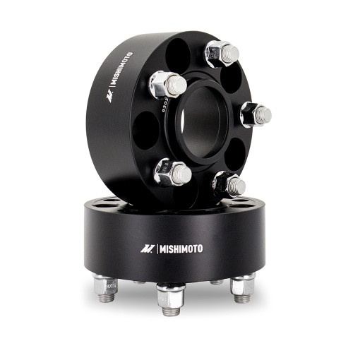 Mishimoto MMWS-004-500BK - Wheel Spacers - 5x114.3 - 67.1 - 50 - M12 - Black