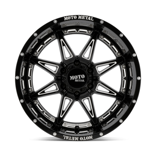 Moto Metal MO99379080312N - Mo993 Hydra 17X9 Gloss Black Milled