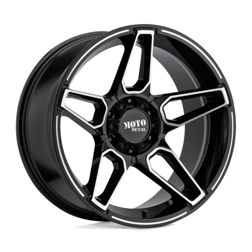 Moto Metal MO99429087300 - Mo994 Fang 20X9 Gloss Black Machined