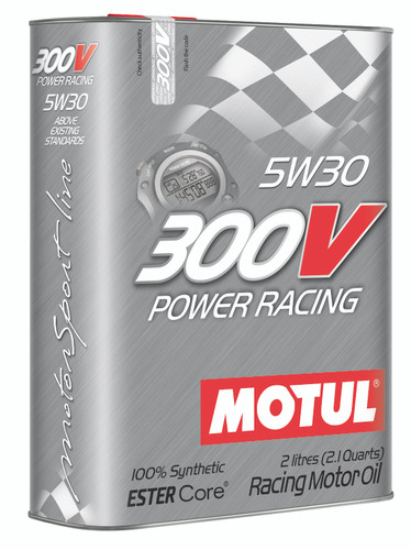 Motul 104241 - 300V POWER RACING 5W30 - 2L - Racing Engine Oil