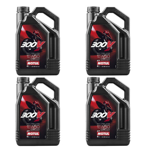 Motul 104129 - 4L Factory Line Road Racing 300V 15W50