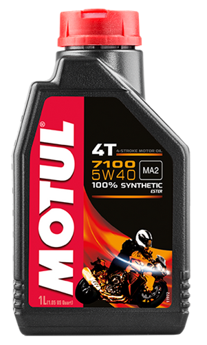 Motul 104086 - 1L 7100 4-Stroke Engine Oil 5W40 4T