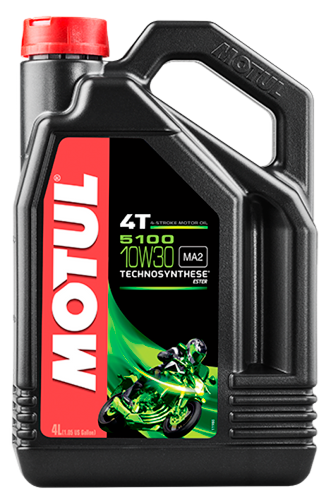 Motul 104063 - 4L 5100 4-Stroke Engine Oil 10W30 4T