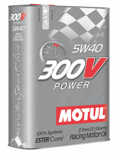 Motul 104242 - 300V POWER 5W40 - 2L - Racing Engine Oil