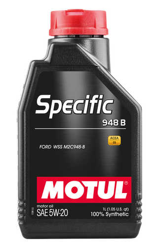 Motul 106317 - 1L OEM Synthetic Engine Oil SPECIFIC 948B - 5W20 - Acea A1/B1 Ford M2C 948B