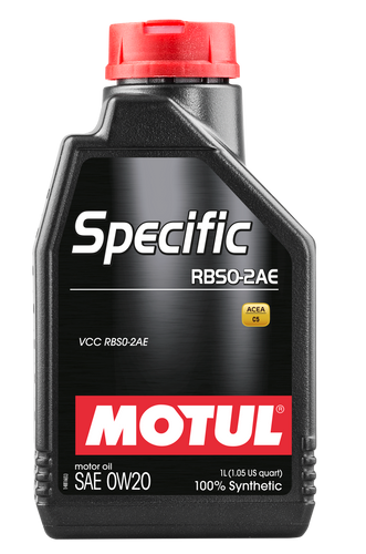 Motul 106044 - 1L OEM Synthetic Engine Oil ACEA C5 Specific Volvo RBS0-2AE 0W20