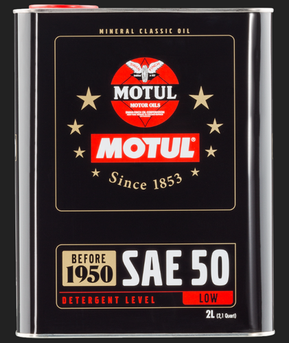 Motul 104510-1 - Classic SAE 50 Oil - 2L - Single