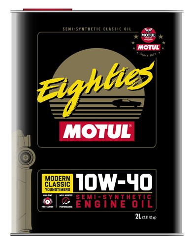 Motul 110619 - 10W40 Classic Eighties Oil - 10x2L