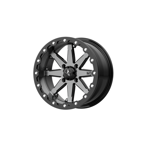 MSA Offroad Wheels M21-06737 - M21 Lok Beadlock 16X7 Charcoal Tint