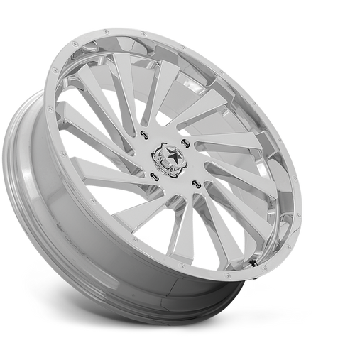 MSA Offroad Wheels M46-024756C - M46 Blade 24X7 Chrome