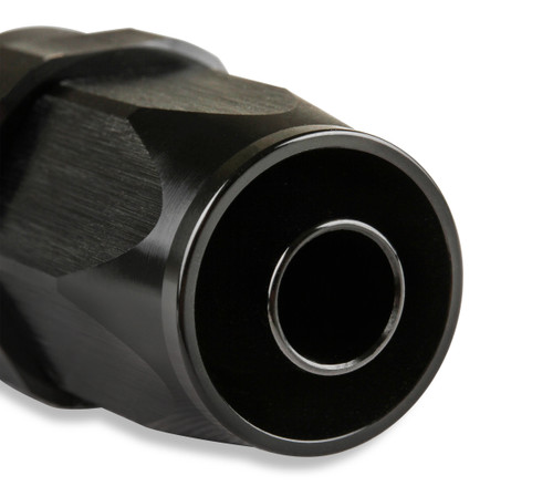 Mr. Gasket 224506-BL - 6 AN 45 Degree Swivel Hose End - Black