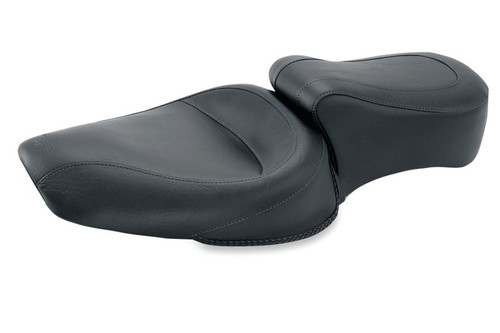 Mustang Motorcycle 75639 - Mustang 06-17 Harley Dyna Standard Touring 1PC Seat - Black