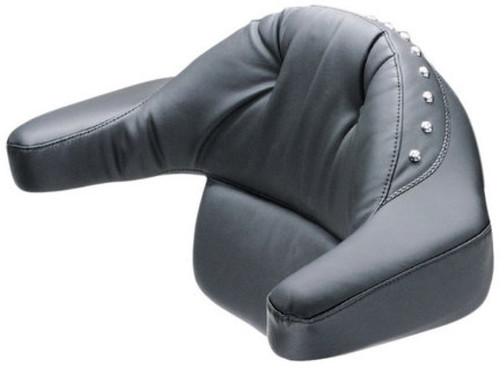 Mustang Motorcycle 75331 - Mustang 93-13 Harley Electra Glide Std,Rd Glide,Rd King,Str Glide Extended Arm Wrap w/Studs - Black