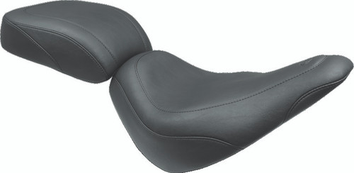 Mustang Motorcycle 75063 - Mustang 18-21 Harley Softail Slim Wide Tripper Solo Seat - Black