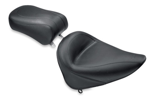 Mustang Motorcycle 75086 - Mustang 84-06 Harley Standard Rear Tire Standard Touring Solo Seat - Black