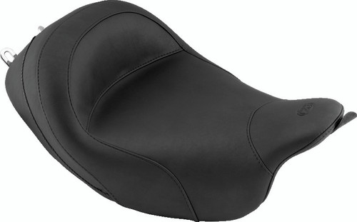 Mustang Motorcycle 76027 - Mustang 08-21 Harley Electra Glide Std, Rd Glide, Rd King, Street Glide Touring Solo Seat - Black