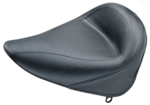 Mustang Motorcycle 75750 - Mustang 84-06 Harley Standard Rear Touring Solo Seat - Black
