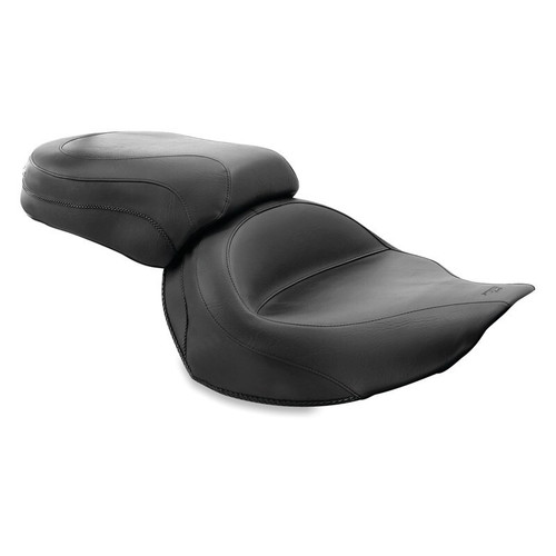 Mustang Motorcycle 76124 - Mustang 06-15 Yamaha Roadliner & Stratoliner Wide Touring Solo Seat - Black