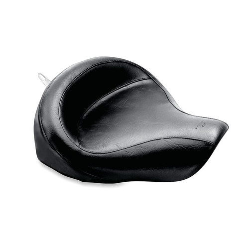 Mustang Motorcycle 76117 - Mustang 06-17 Harley Dyna Wide Touring Solo Seat - Black