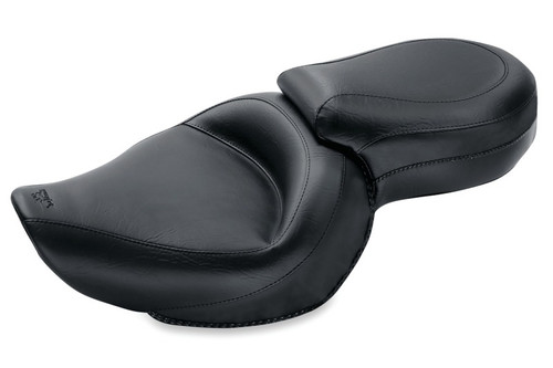 Mustang Motorcycle 76141 - Mustang 04-21 Harley Sportster Wide Touring 1PC Seat - Black