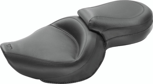 Mustang Motorcycle 76141 - Mustang 04-21 Harley Sportster Wide Touring 1PC Seat - Black