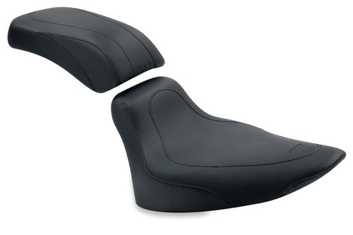 Mustang Motorcycle 76187 - Mustang 84-06 Harley Standard Rear Tire Harley Tripper Passenger Seat - Black