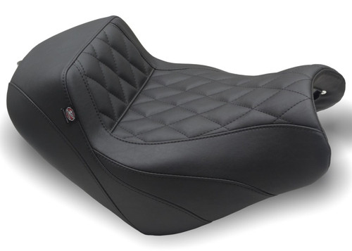 Mustang Motorcycle 76430 - Mustang 15-23 Kawasaki Vulcan S Solo Seat Diamond Stitch - Black