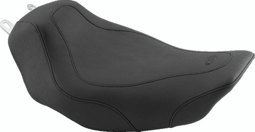 Mustang Motorcycle 76350 - Mustang 97-07 Harley Electra Glide Std, Road Glide Tripper Fastback Solo Seat - Black