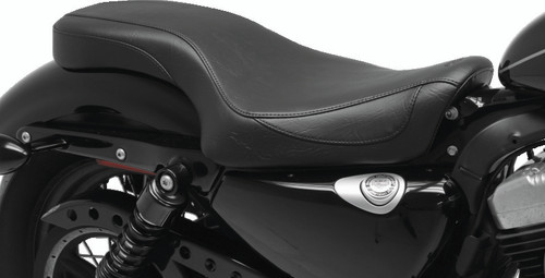 Mustang Motorcycle 75762 - Mustang 91-05 Harley Dyna Wide Touring Solo Seat - Black