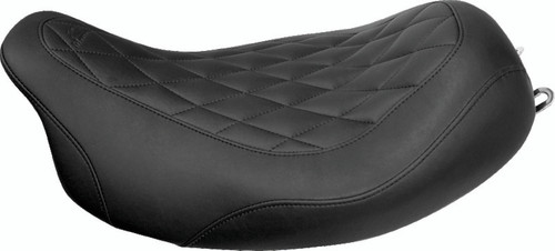 Mustang Motorcycle 76694 - Mustang 08-21 Harley Electra Glide Std,Rd Glide,Rd King,Str Glide Solo Seat Diamond Stitch - Brown