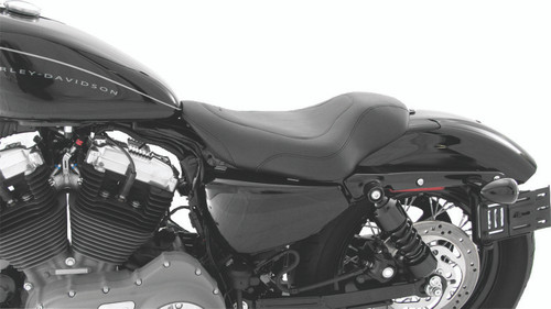 Mustang Motorcycle 76570 - Mustang 04-21 Harley Sportster 3.3 GAL Tripper Solo Seat - Black