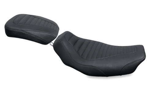 Mustang Motorcycle 76716 - Mustang 97-07 Harley Electra Glide, Rd Glide Tripper Fastback Solo Seat - Black