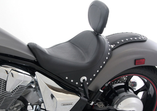 Mustang Motorcycle 78139 - Mustang 10-21 Honda Fury Fender Bib w/Studs - Black