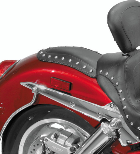 Mustang Motorcycle 78095 - Mustang 04-09 Honda VTX1300 Fender Bib w/Studs - Black