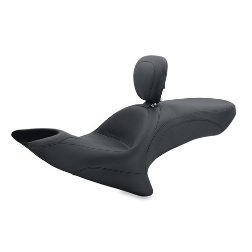 Mustang Motorcycle 79566 - Mustang 10-17 Victory Cross Roads, Cross Country, Hard-Ball, Magnum Touring 1PC Seat - Black