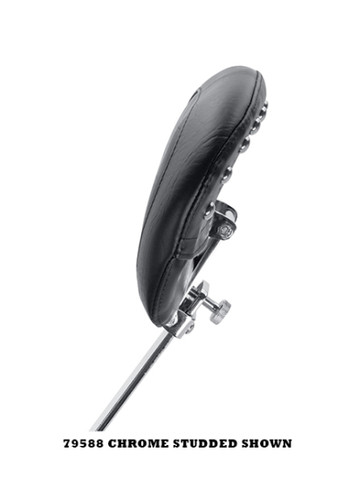 Mustang Motorcycle 79590 - Mustang 08-21 Harley Electra Glide,Rd Glide,Rd King,Str Glide Summit Dr Backrest Blk Pearls - Black