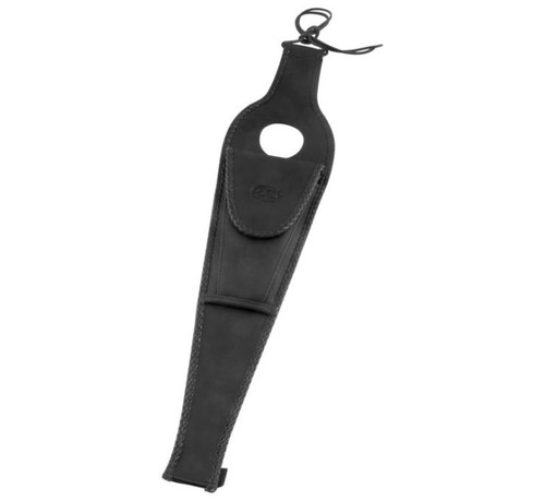 Mustang Motorcycle 93328 - Mustang 82-03 Harley Sportster Tank Bib w/Pouch - Black