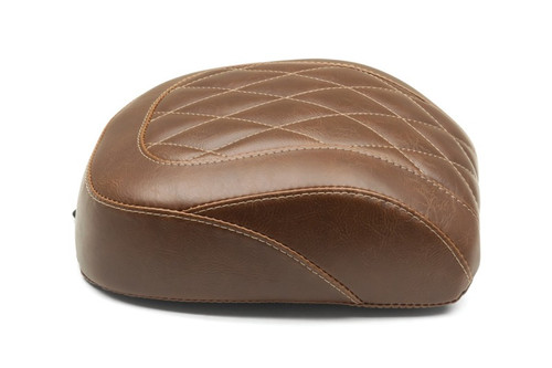 Mustang Motorcycle 83060 - Mustang 18-21 Harley Breakout Wide Tripper Passenger Seat Diamond Stitch - Brown