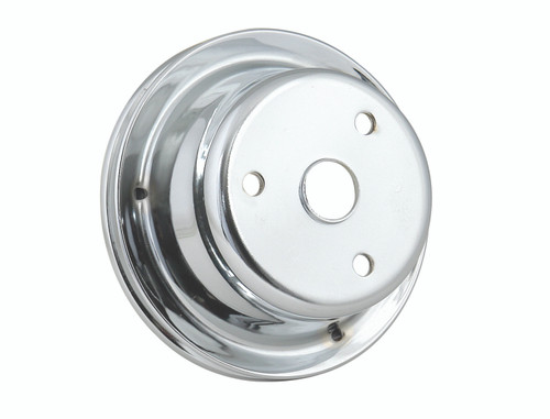 Mr. Gasket 4976 - Chrome Plated Steel Crankshaft Pulley