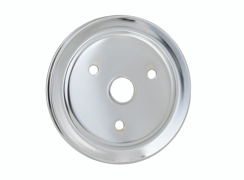 Mr. Gasket 4972 - Chrome Plated Steel Crankshaft Pulley