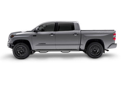 N-Fab C1489CC-TX - Nerf Step 14-17 Chevy-GMC 1500 Crew Cab 5.7ft Bed - Tex. Black - W2W - 3in