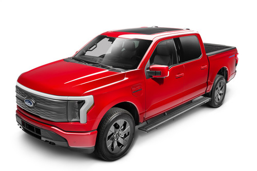 N-Fab GFF15CC-TX - Growler Fleet 15-19 Ford F-150 / 17-19 F-250/F-350 Crew Cab - Cab Length - Tex. Black