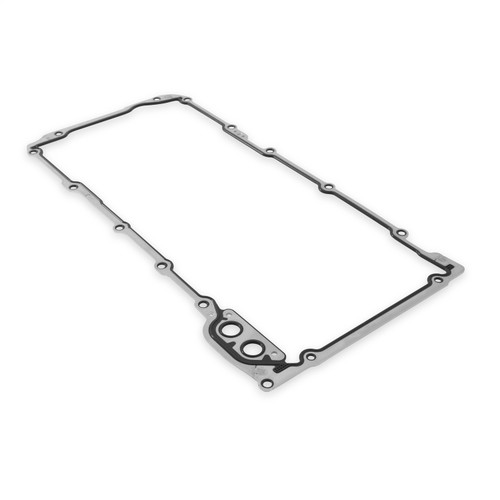 Mr. Gasket 6665G - Oil Pan Gasket - Molded Rubber with aluminum Carrier