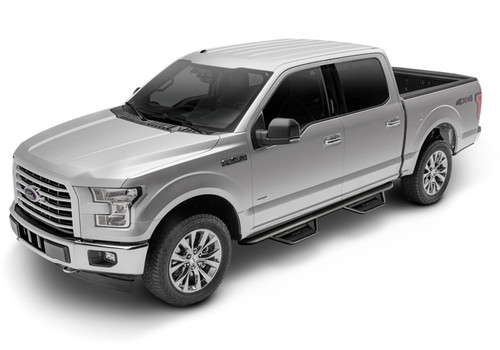 N-Fab HPN2273CC-TX - 2022 Nissan Frontier CC (All Beds) SRW Podium LG - Cab Length - 3in - Tex. Black
