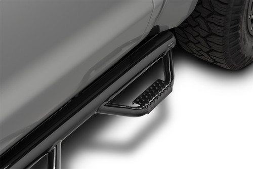 N-Fab T0480CC - Nerf Step 04-06 Toyota Tundra Double Cab - Gloss Black - Cab Length - 3in