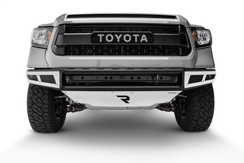 N-Fab T141MRDS - M-RDS Front Bumper 14-17 Toyota Tundra - Gloss Black w/Silver Skid Plate