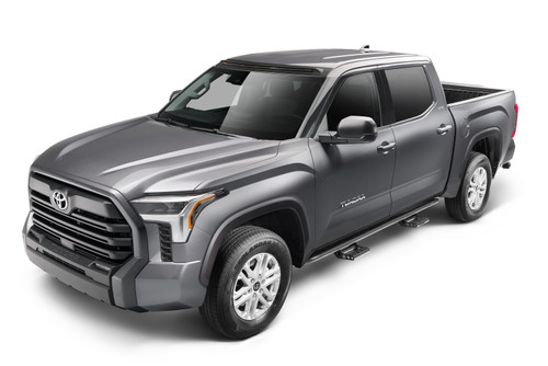 N-Fab T224RKRCCS4 - RKR Step System 2022 Toyota Tundra CrewMax - Tex. Black - 1.75in