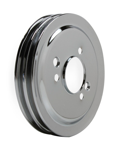 Mr. Gasket 8824MRG - Chrome Plated Steel Crankshaft Pulley