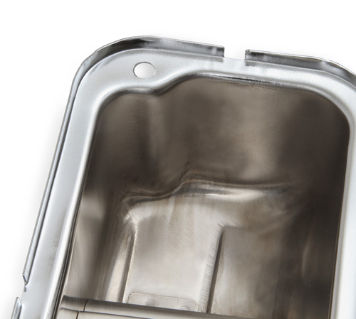 Mr. Gasket 9412 - Chrome Valve Covers with Baffle