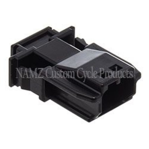 NAMZ NJ-2P51 - JAE MX-1900 2-Position Male Black Pin Housing (HD 72905-11)